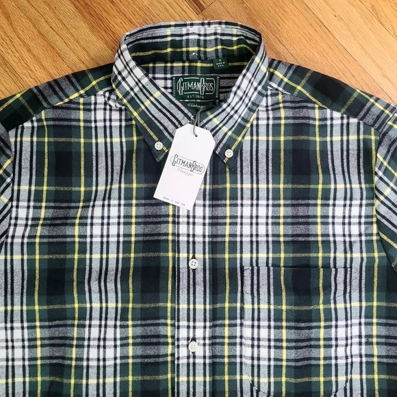 Gitman Bros Vintage - Daywatch Tartan Flannel Button Down (NWT) - Picture 6 of 9